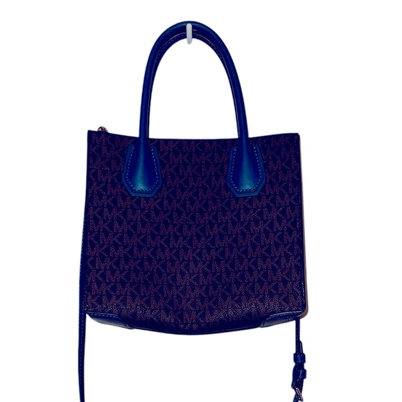 NWOT MICHAEL Michael Kors Elegant Brown and Blue Women's Bag - Picture 2 of 3